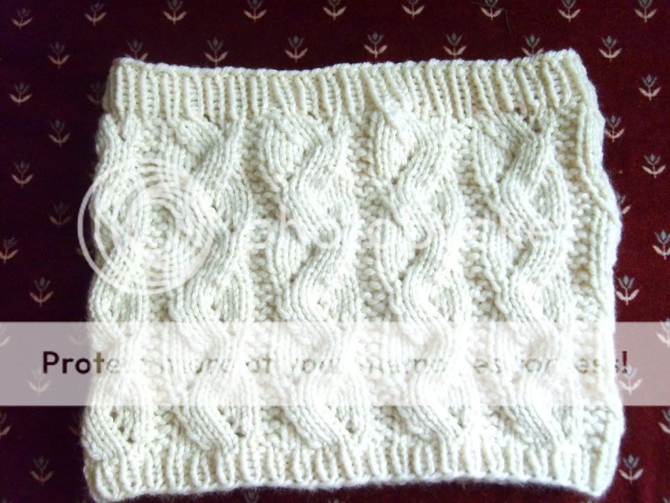 Luscious Cabled Cowl Knitting Pattern from SweaterBabe.com