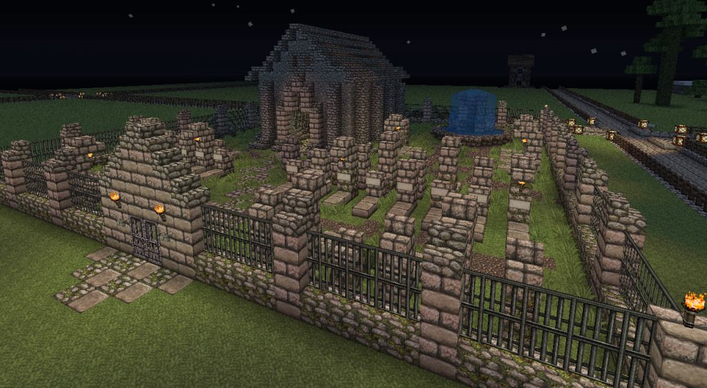 minecraft graveyard